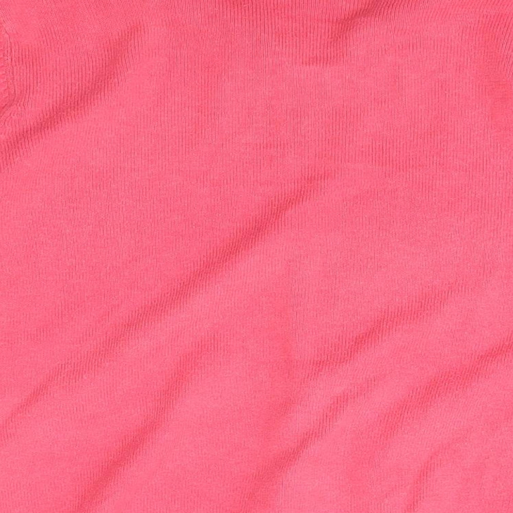 Womens UK Size 10 BAY Pink Cardigan Jumper
