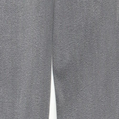 Hollister Womens Grey  Cotton Skinny Jeans Size 25 L28 in Slim Zip