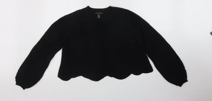 Womens UK Size S New Look Black Pullover Jumper