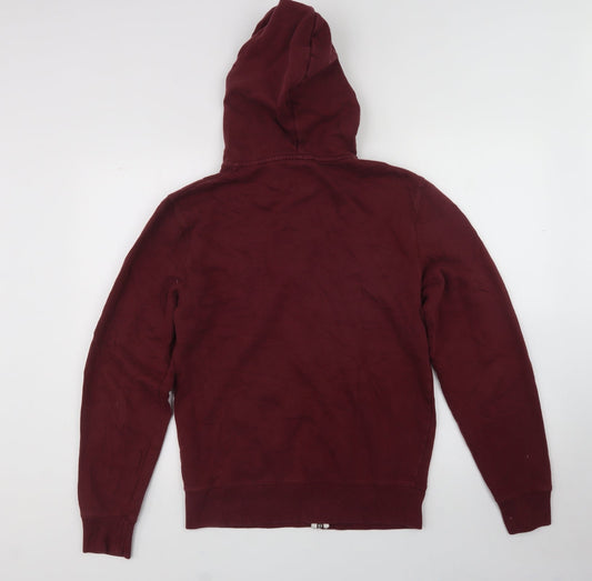 Womens UK Size XS Jack Wills Purple Full Zip Hoodie