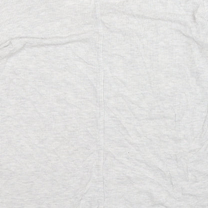 Autograph Womens Grey Round Neck  Lyocell Pullover Jumper Size 12