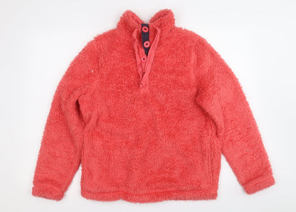 Peacocks Womens Red   Jacket  Size 14  Hook & Eye