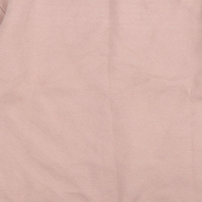 Primark Womens Pink Round Neck  Polyester Pullover Jumper Size 2XS