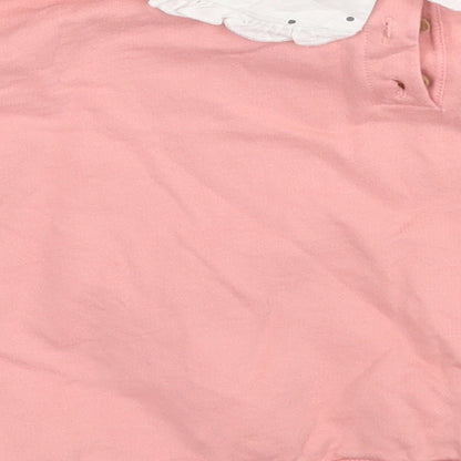 George Girls Pink  Cotton Pullover Sweatshirt Size 3-4 Years   - Pudsey
