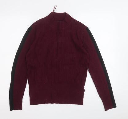 Womens UK Size 14 Marks and Spencer Purple Pullover Jumper