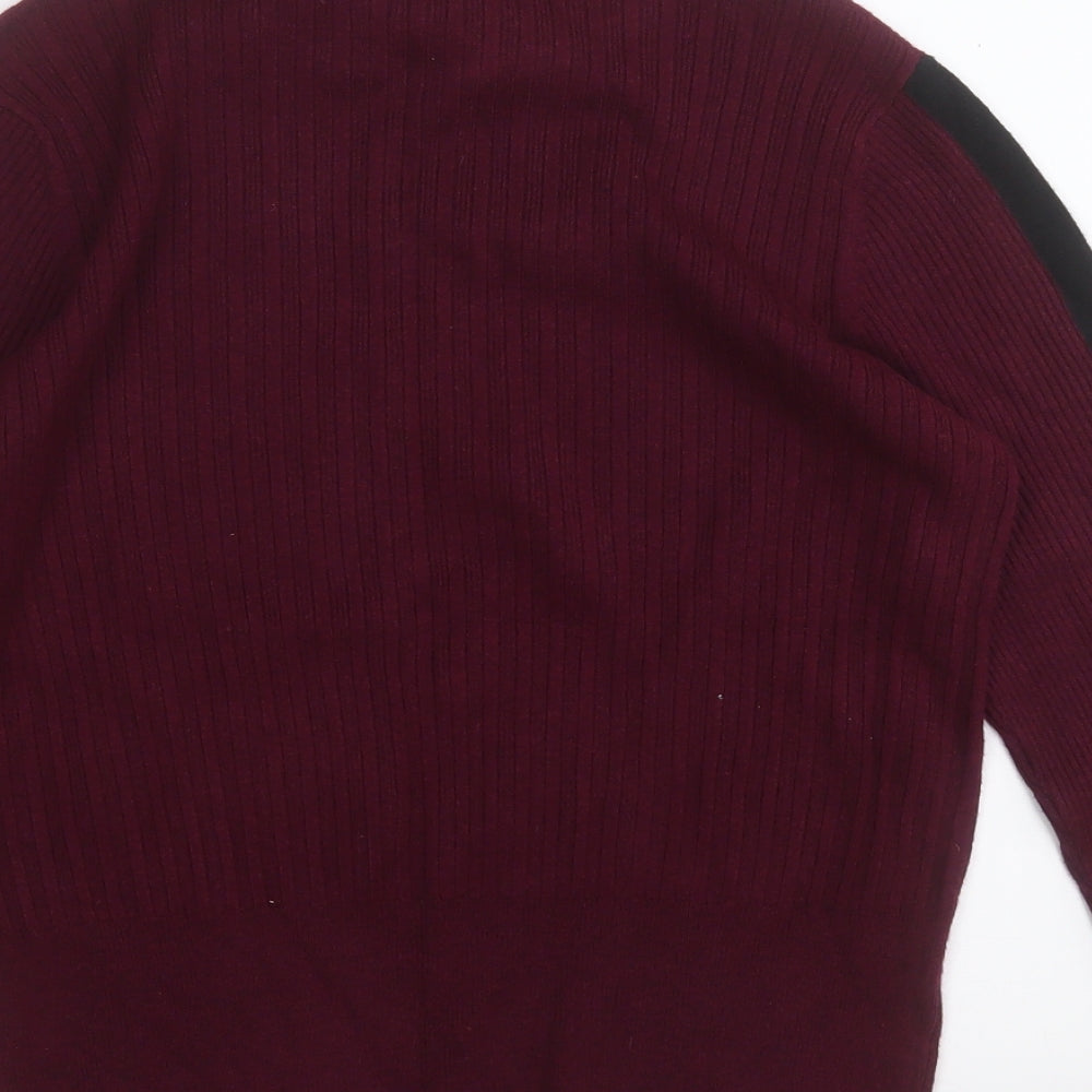 Womens UK Size 14 Marks and Spencer Purple Pullover Jumper