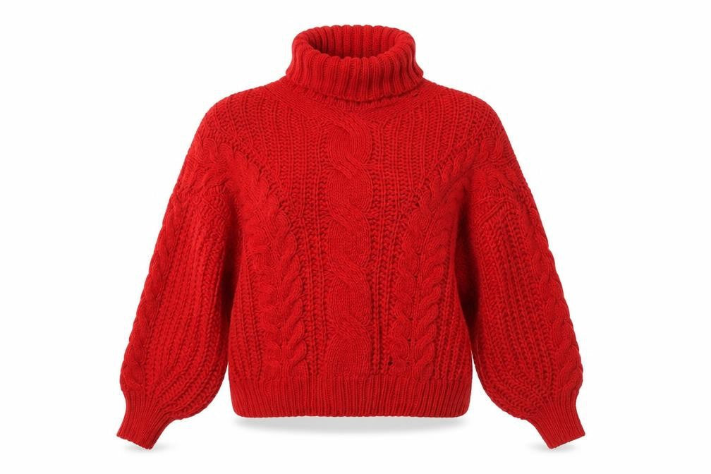Womens UK Size XL cashel Red Pullover Jumper
