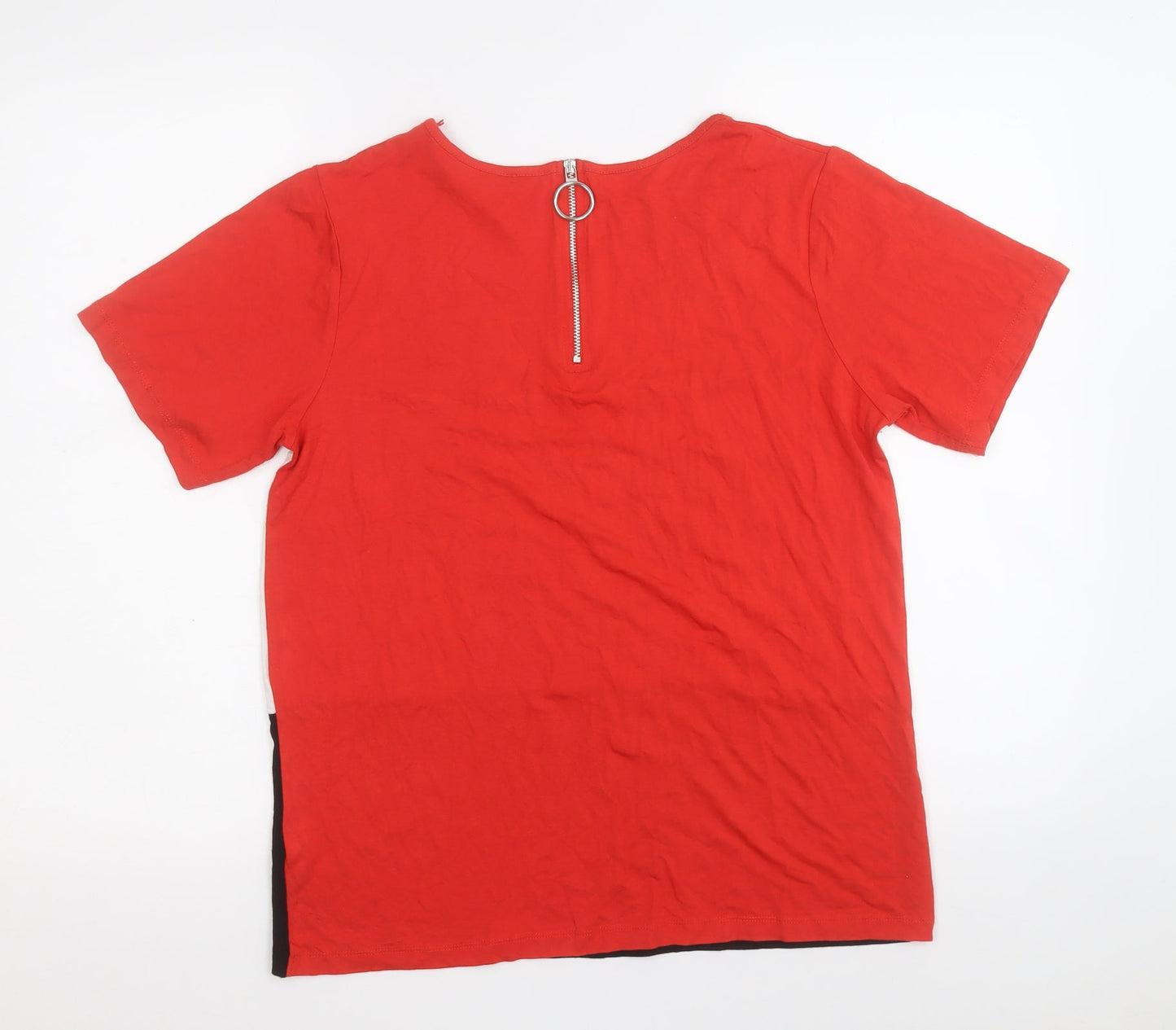 Womens UK Size 12 Select Multicoloured Basic T-Shirt
