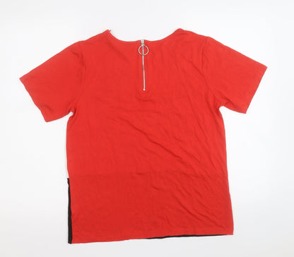 Womens UK Size 12 Select Multicoloured Basic T-Shirt