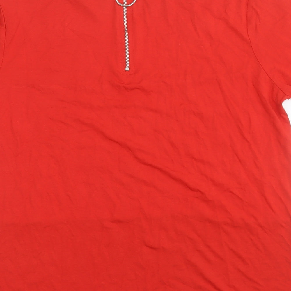 Womens UK Size 12 Select Multicoloured Basic T-Shirt