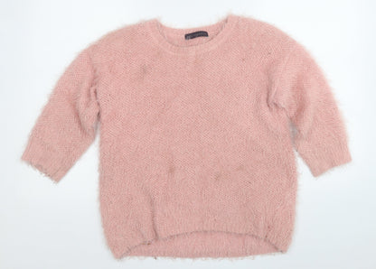 Womens UK Size 10 Marks and Spencer Pink Pullover Jumper