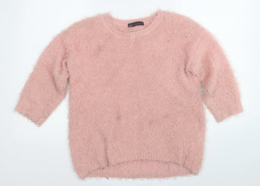 Womens UK Size 10 Marks and Spencer Pink Pullover Jumper
