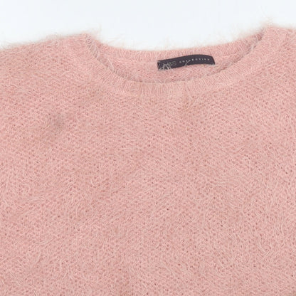 Womens UK Size 10 Marks and Spencer Pink Pullover Jumper