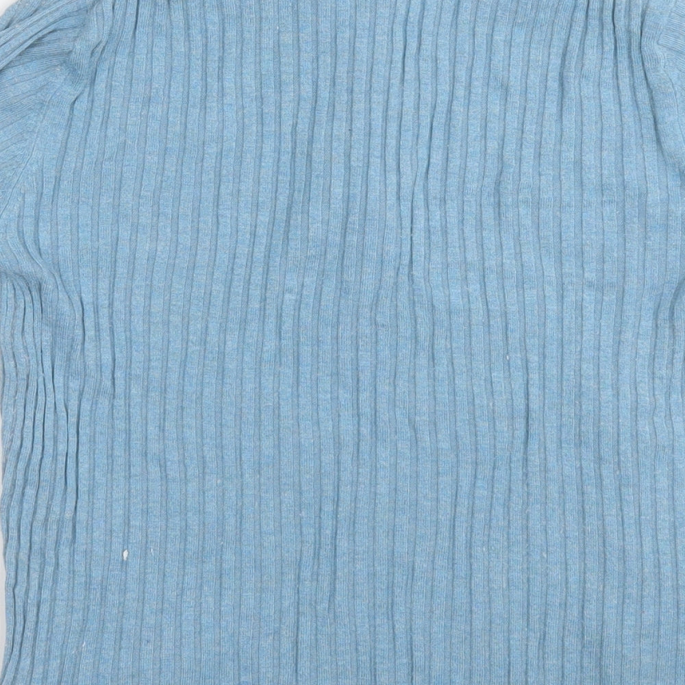 Womens UK Size 12 Marks and Spencer Blue Pullover Jumper