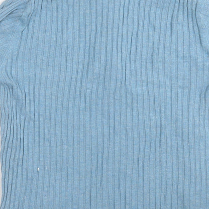 Womens UK Size 12 Marks and Spencer Blue Pullover Jumper