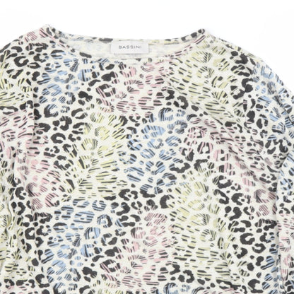Womens UK Size M BASSINI Ivory Pullover Jumper