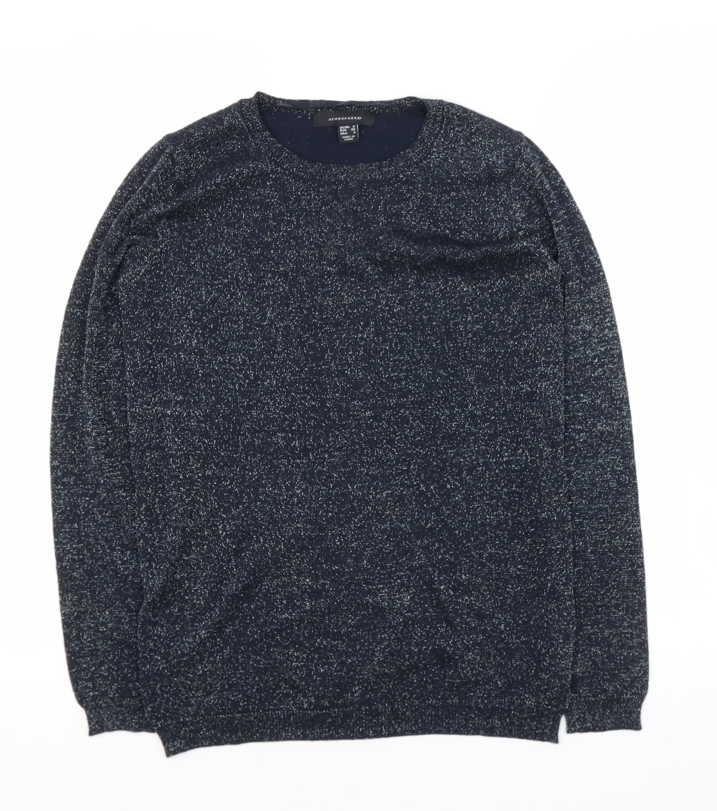 Womens UK Size 8 Atmosphere Blue Pullover Jumper