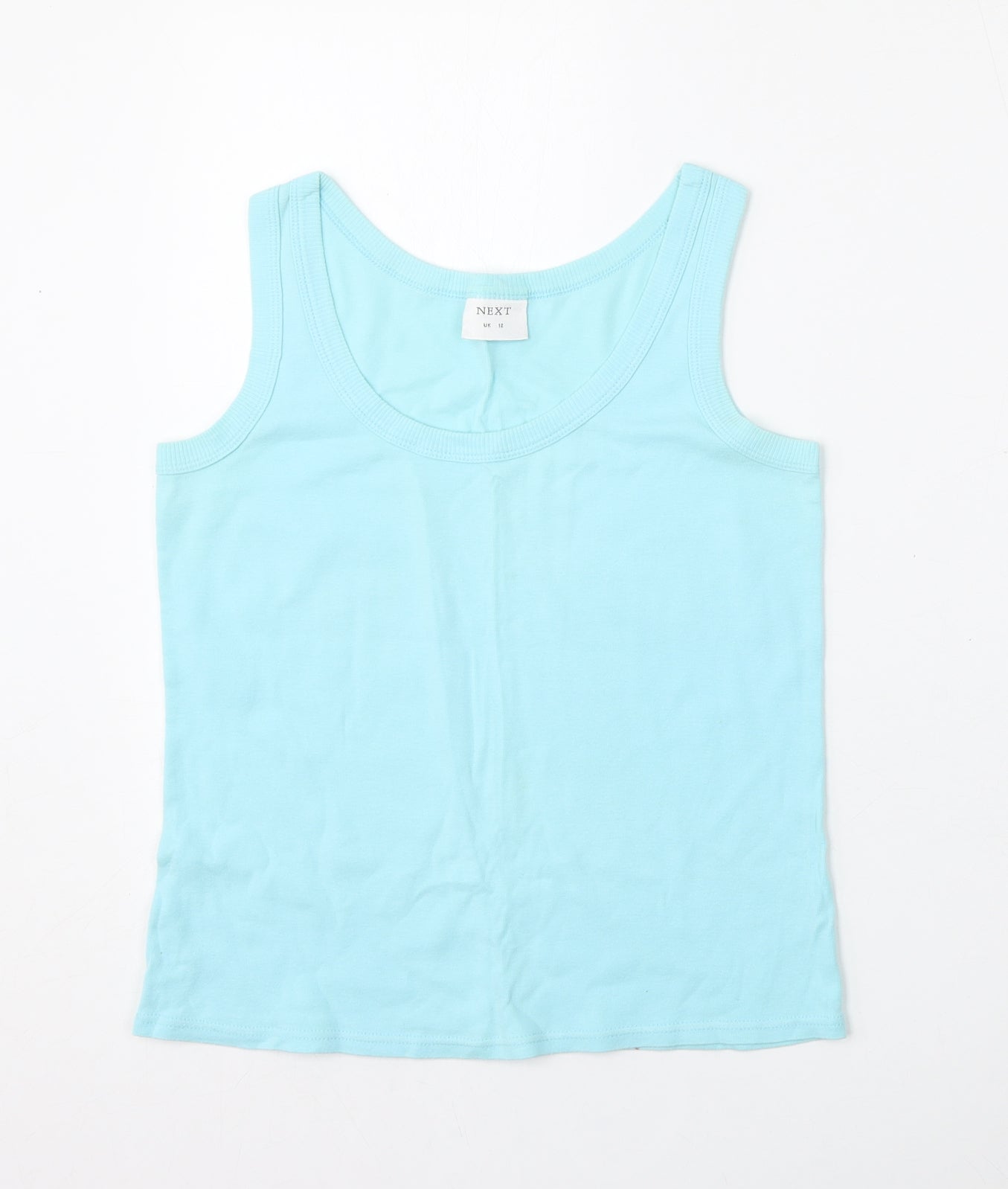 Womens UK Size 12 NEXT Blue Basic Tank
