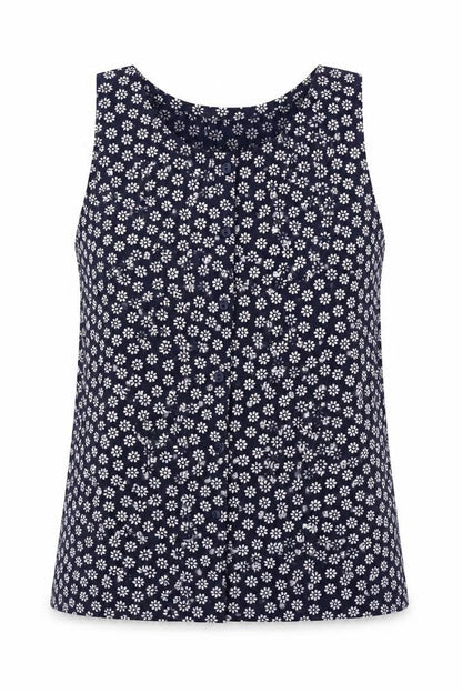 Womens UK Size S Preworn Blue Basic Blouse