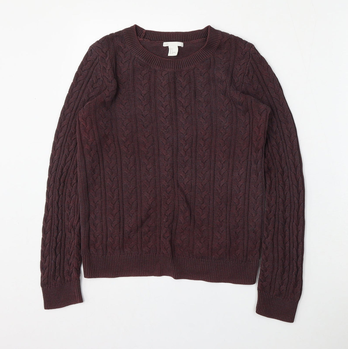 Womens UK Size S H&M Red Pullover Jumper