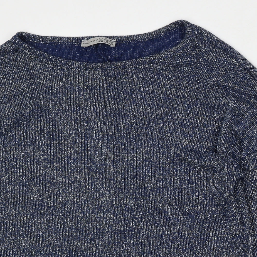 Womens UK Size 10 Atmosphere Blue Pullover Jumper
