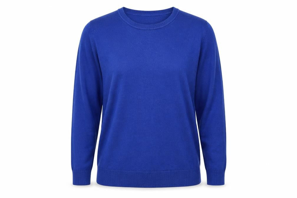 Womens UK Size L Marks Blue Pullover Jumper