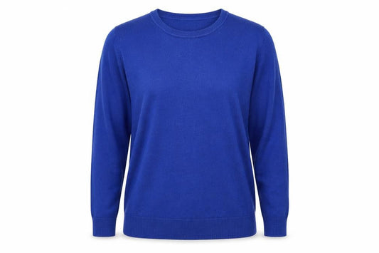 Womens UK Size L Marks Blue Pullover Jumper