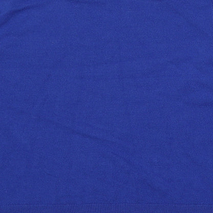 Womens UK Size L Marks Blue Pullover Jumper