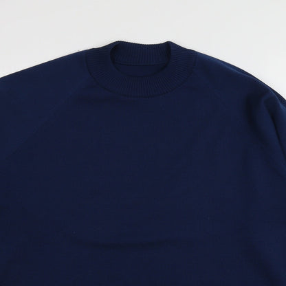Christin Michaels Womens Blue Round Neck  Acrylic Pullover Jumper Size 40
