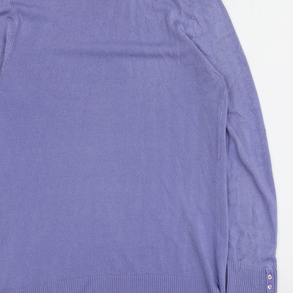 Womens UK Size 12 BHS Purple Pullover Jumper
