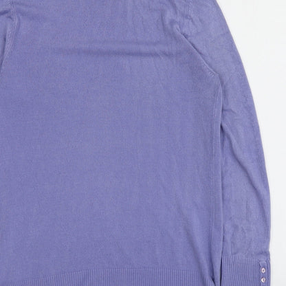Womens UK Size 12 BHS Purple Pullover Jumper