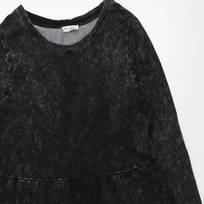 Love and... Womens Black  Cotton Trapeze & Swing  Size 10  Round Neck