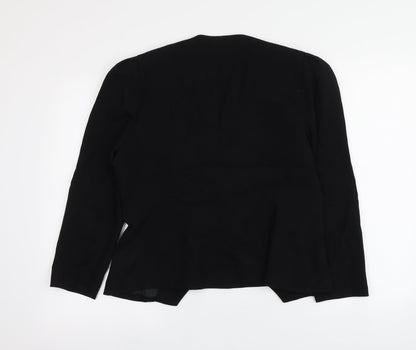 Simon Ellis Womens Black   Jacket  Size 8