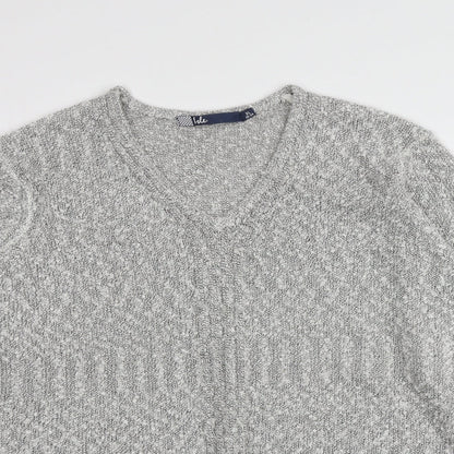 Womens UK Size XL Isle Grey Pullover Jumper