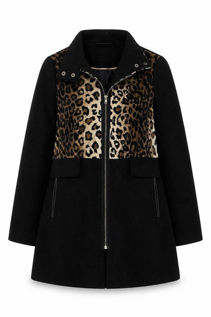 Womens UK Size 8 Atmosphere Black Overcoat