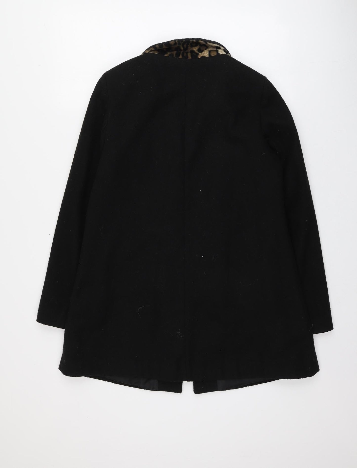Womens UK Size 8 Atmosphere Black Overcoat