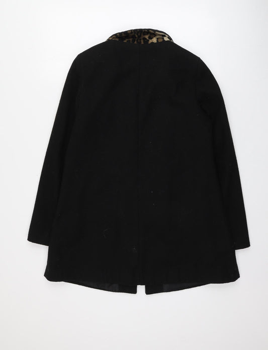 Womens UK Size 8 Atmosphere Black Overcoat