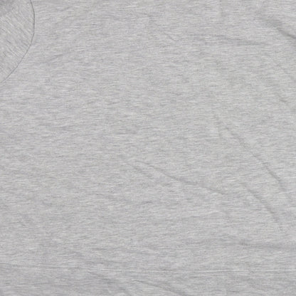 TU Womens Grey Animal Print Cotton Pullover Sweatshirt Size 20