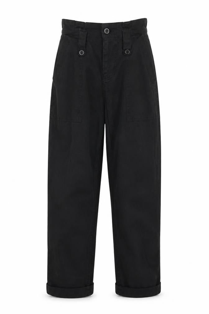 Womens UK Size 34 Topshop Regular Fit  Black Trousers