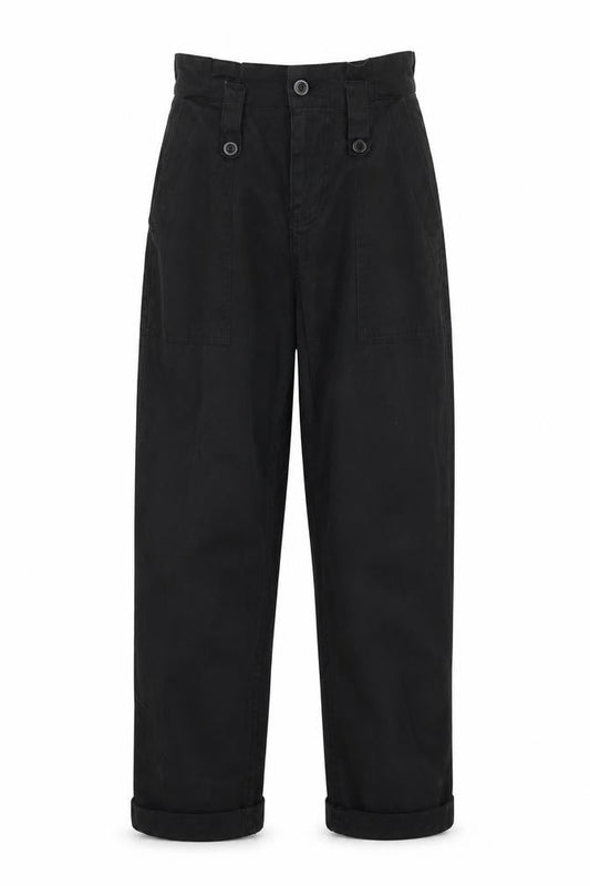 Womens UK Size 34 Topshop Regular Fit  Black Trousers