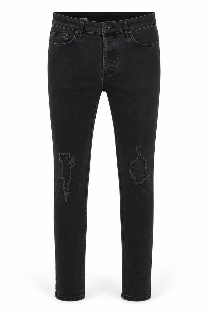 Mens UK Size 32 in Topman Regular Fit Skinny Black Jeans