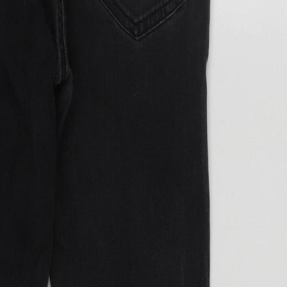 Mens UK Size 32 in Topman Regular Fit Skinny Black Jeans