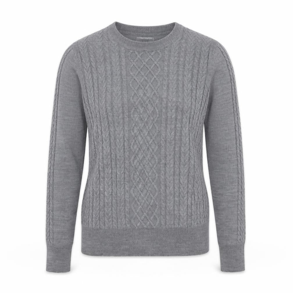 Womens UK Size 10 Papaya Grey Pullover Jumper