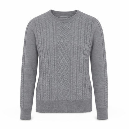 Womens UK Size 10 Papaya Grey Pullover Jumper
