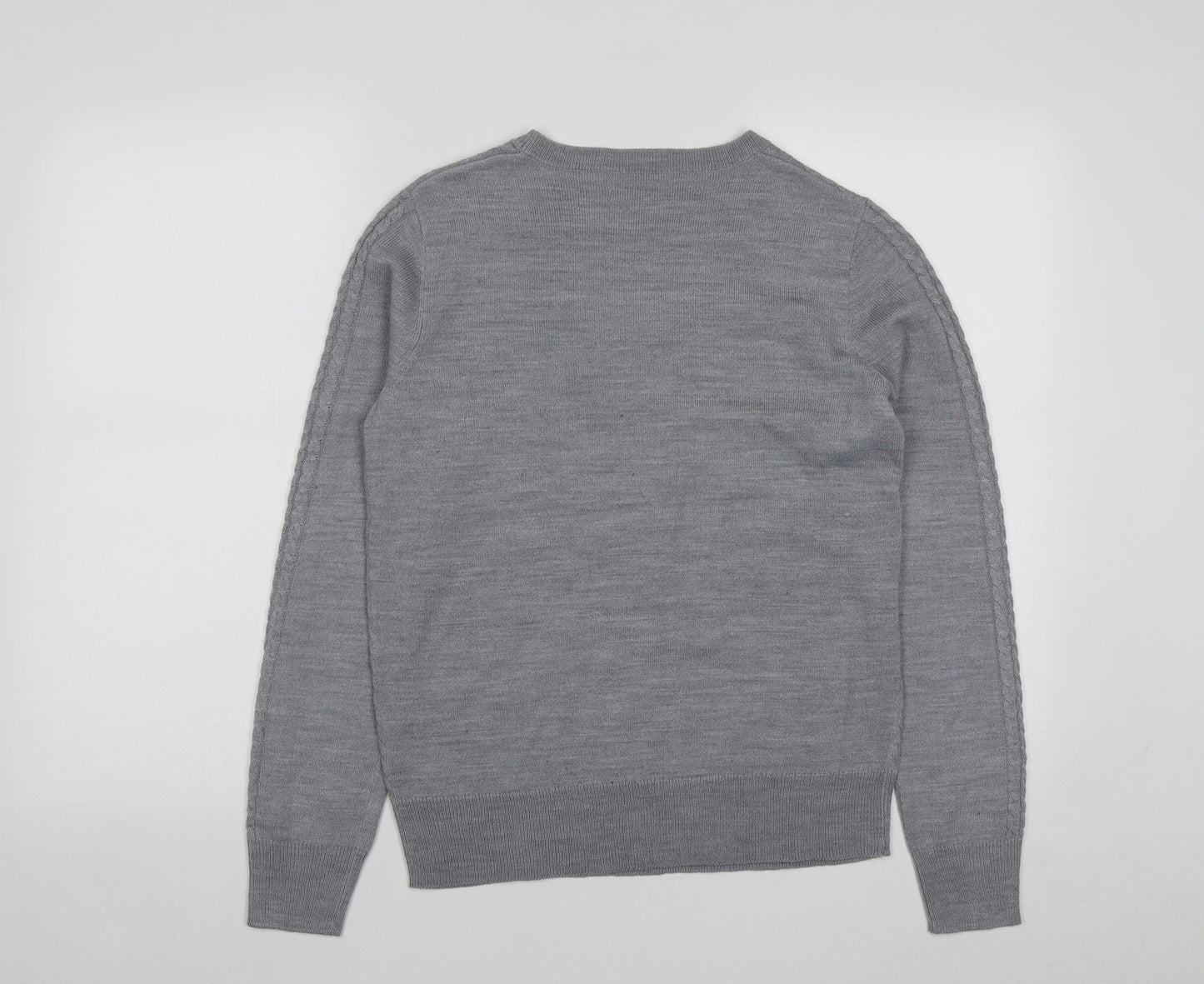 Womens UK Size 10 Papaya Grey Pullover Jumper