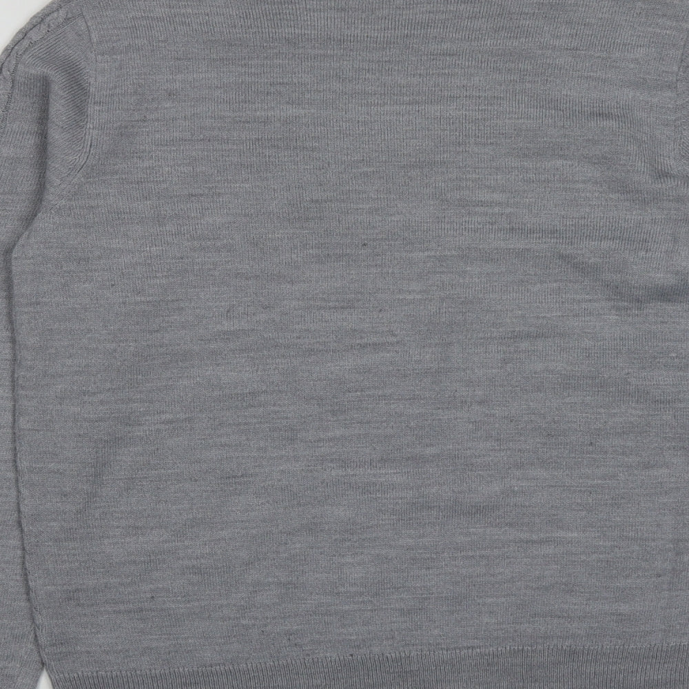 Womens UK Size 10 Papaya Grey Pullover Jumper