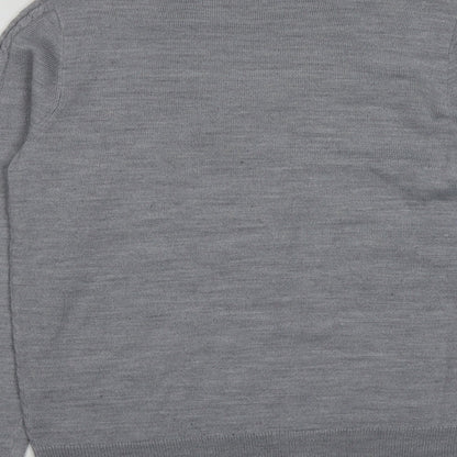 Womens UK Size 10 Papaya Grey Pullover Jumper