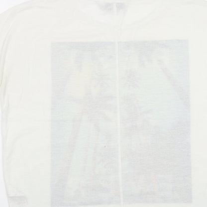 Womens UK Size 6 NEXT White Basic T-Shirt