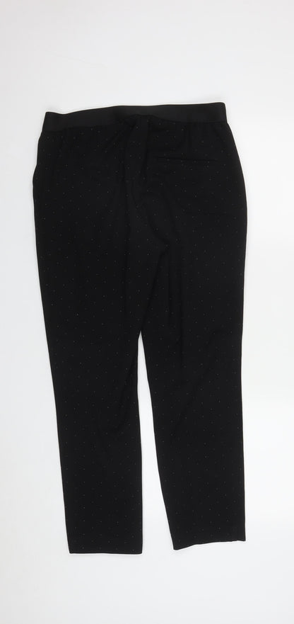 Womens UK Size 12 H&M Regular Fit  Black Trousers