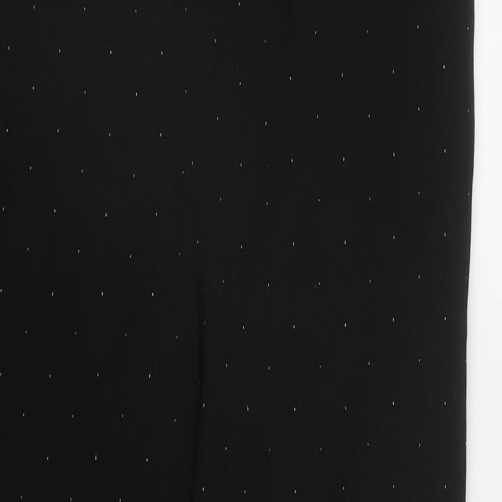 Womens UK Size 12 H&M Regular Fit  Black Trousers
